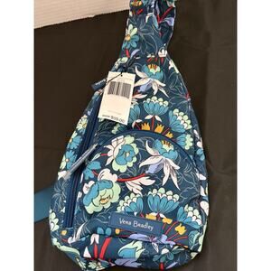 Vera Bradley Sling Backpack  Floral  Bursts Pattern